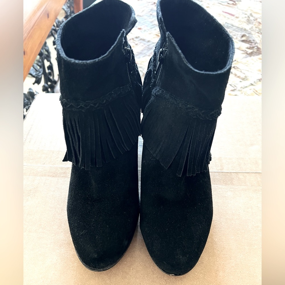 Gianni Bini Fringed Booties